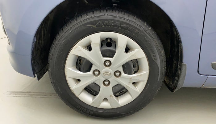 2014 Hyundai Grand i10 SPORTZ 1.2 KAPPA VTVT, Petrol, Manual, 22,366 km, Left Front Wheel