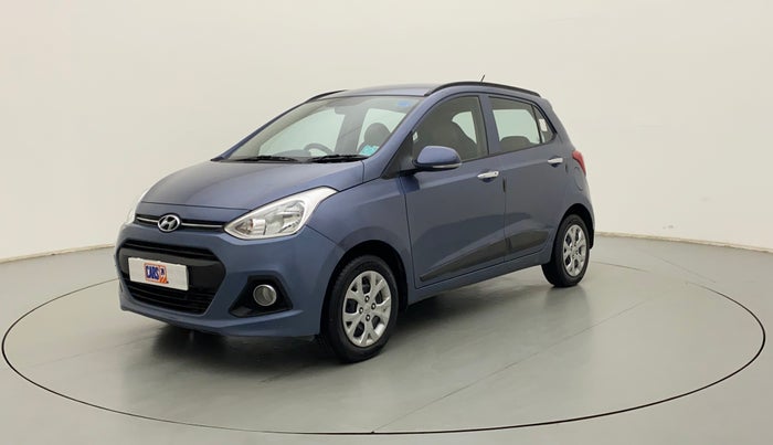 2014 Hyundai Grand i10 SPORTZ 1.2 KAPPA VTVT, Petrol, Manual, 22,366 km, Left Front Diagonal