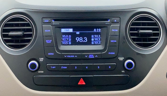 2015 Hyundai Grand i10 ASTA AT 1.2 KAPPA VTVT, Petrol, Automatic, 55,629 km, Infotainment System