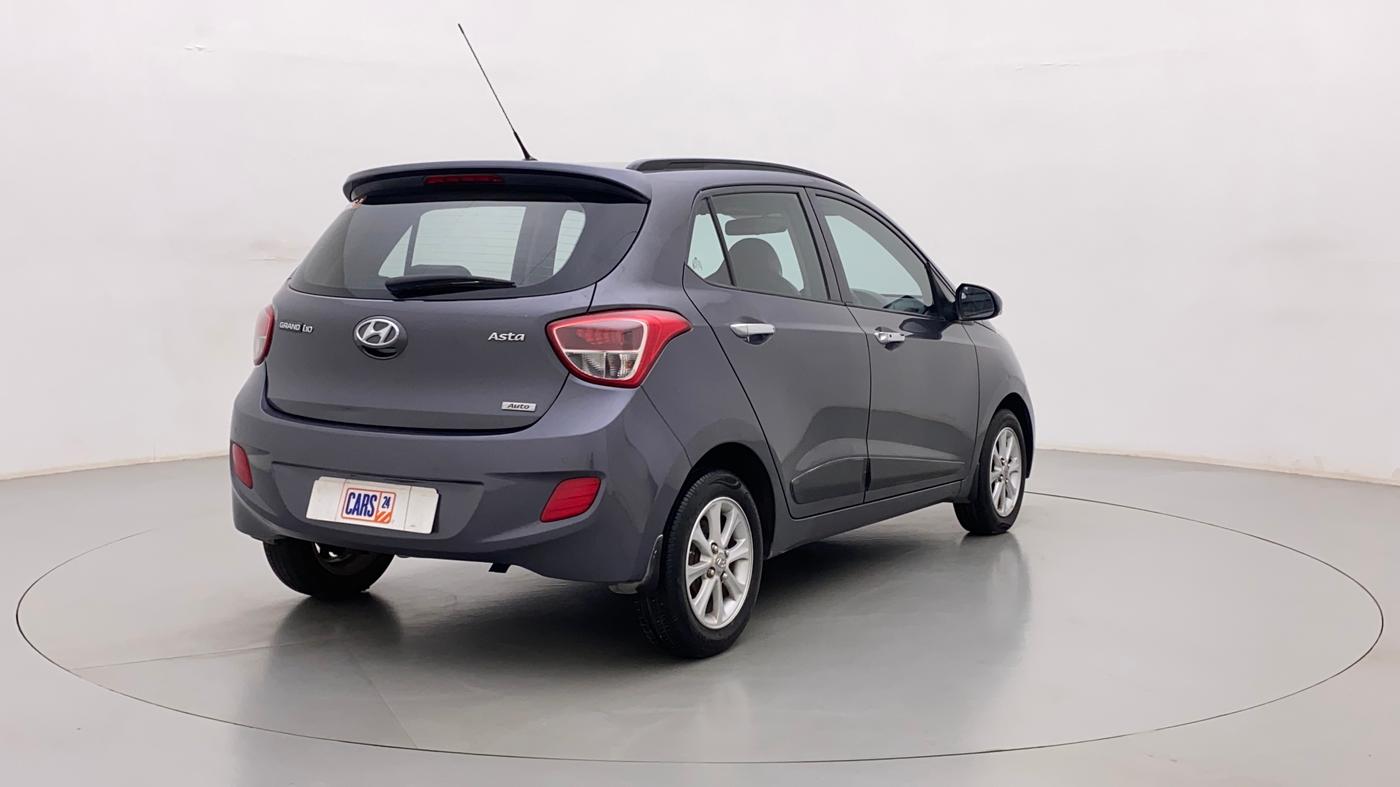 2015 Hyundai Grand i10 ASTA AT 1.2 KAPPA VTVT, Petrol, Automatic, 55,629 km, Right Back Diagonal