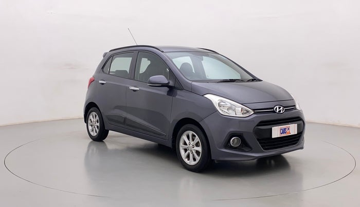 2015 Hyundai Grand i10 ASTA AT 1.2 KAPPA VTVT, Petrol, Automatic, 55,629 km, Right Front Diagonal