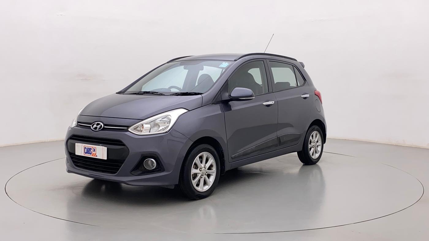 2015 Hyundai Grand i10 ASTA AT 1.2 KAPPA VTVT, Petrol, Automatic, 55,629 km, Left Front Diagonal