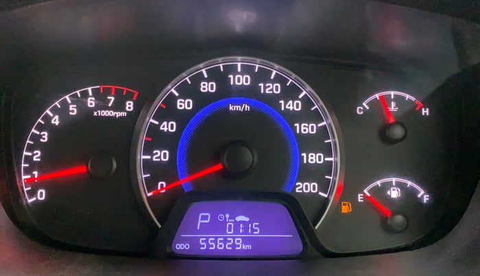 2015 Hyundai Grand i10 ASTA AT 1.2 KAPPA VTVT, Petrol, Automatic, 55,629 km, Odometer Image