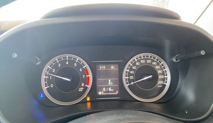 2023 Maruti Baleno DELTA 1.2 AGS, Petrol, Automatic, 15,116 km, Odometer Image