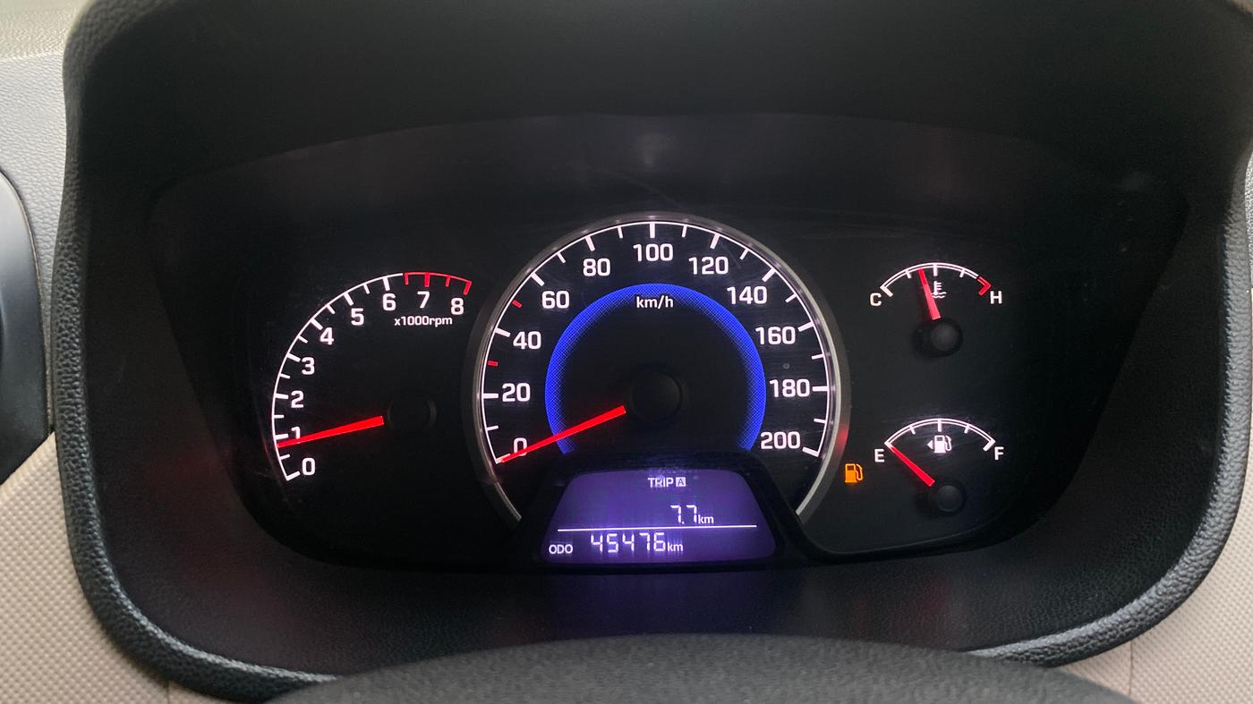 2017 Hyundai Grand i10 SPORTZ (O) 1.2 KAPPA VTVT, Petrol, Manual, 45,476 km, Odometer Image
