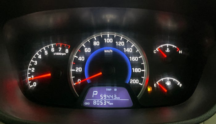 2016 Hyundai Grand i10 MAGNA AT 1.2 KAPPA VTVT, Petrol, Automatic, 80,484 km, Odometer Image