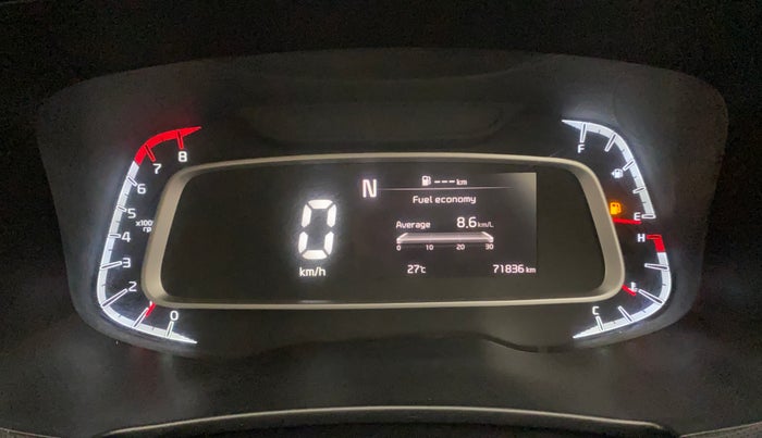 2021 KIA SONET GTX PLUS 1.0 IMT, Petrol, Manual, 71,792 km, Odometer Image