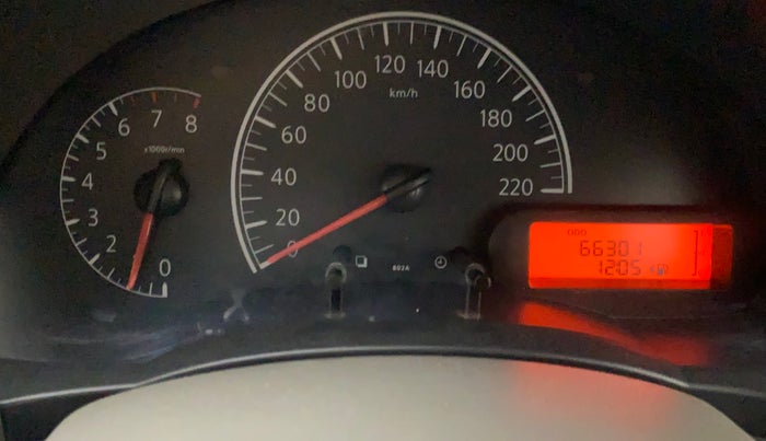 2014 Nissan Sunny XL, Petrol, Manual, 66,300 km, Odometer Image