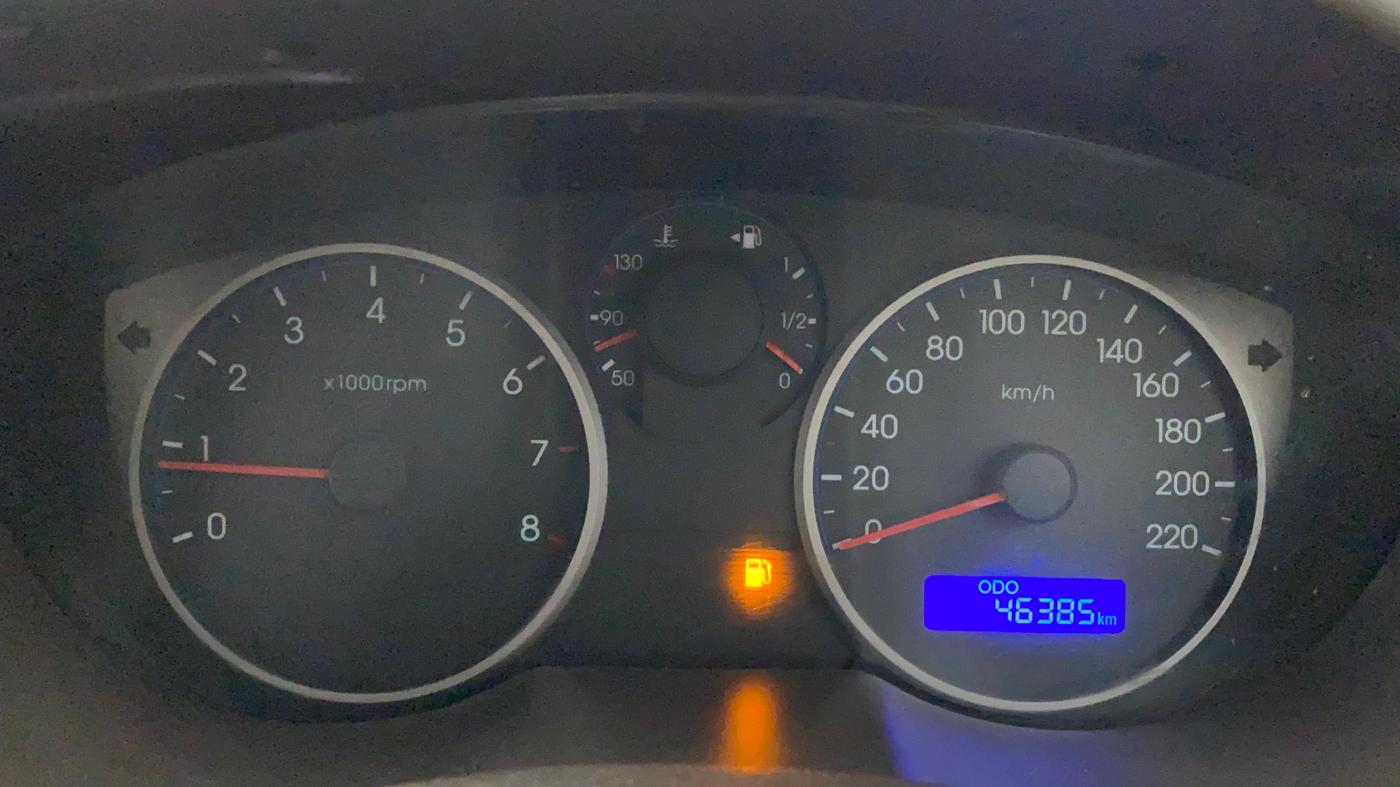 2010 Hyundai i20 SPORTZ 1.2, Petrol, Manual, 46,385 km, Odometer Image