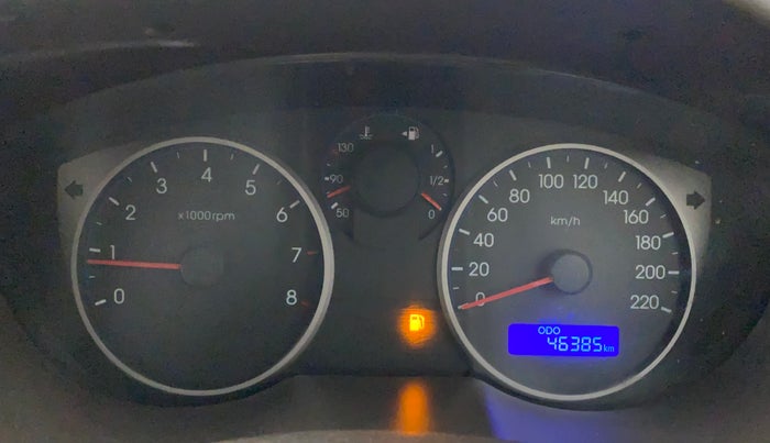 2010 Hyundai i20 SPORTZ 1.2, Petrol, Manual, 46,385 km, Odometer Image