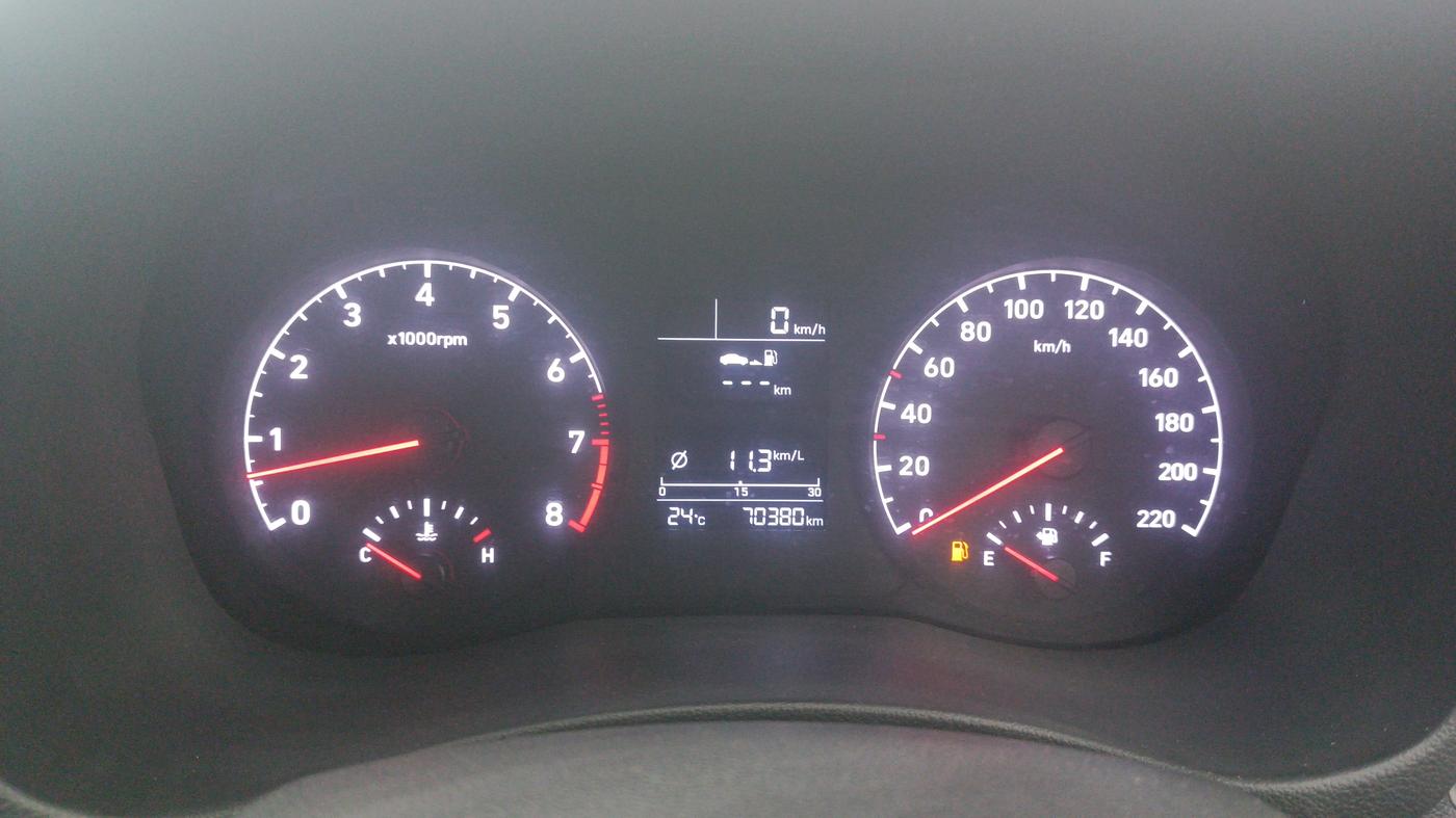 2018 Hyundai Verna 1.6 VTVT SX, Petrol, Manual, 70,377 km, Odometer Image