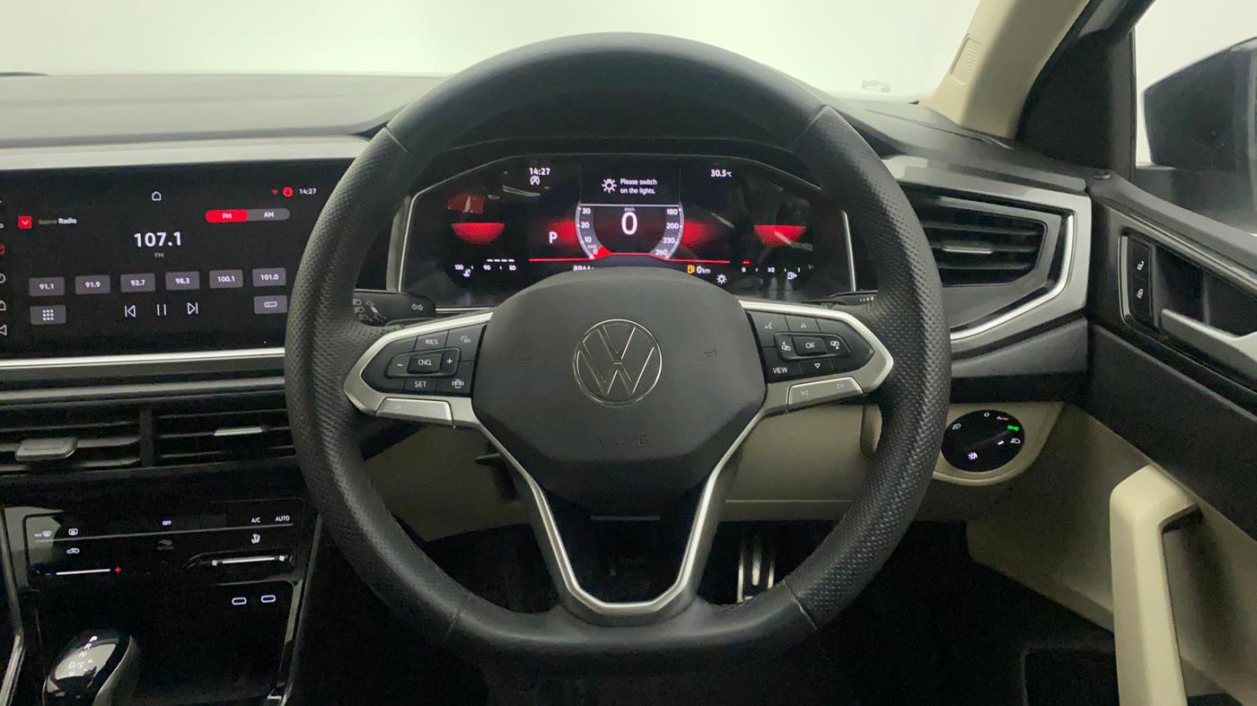 2023 Volkswagen VIRTUS GT PLUS TSI 1.5 EVO DSG, Petrol, Automatic, 9,766 km, Steering Wheel Close Up