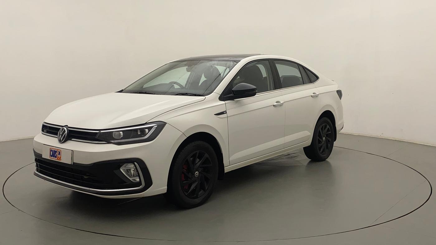 2023 Volkswagen VIRTUS GT PLUS TSI 1.5 EVO DSG, Petrol, Automatic, 9,766 km, Left Front Diagonal