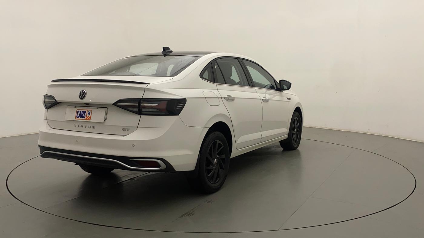 2023 Volkswagen VIRTUS GT PLUS TSI 1.5 EVO DSG, Petrol, Automatic, 9,766 km, Right Back Diagonal
