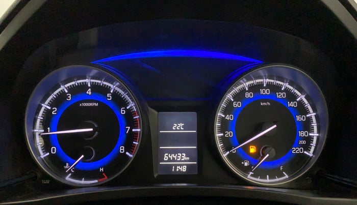 2018 Maruti Baleno DELTA PETROL 1.2, Petrol, Manual, 64,427 km, Odometer Image
