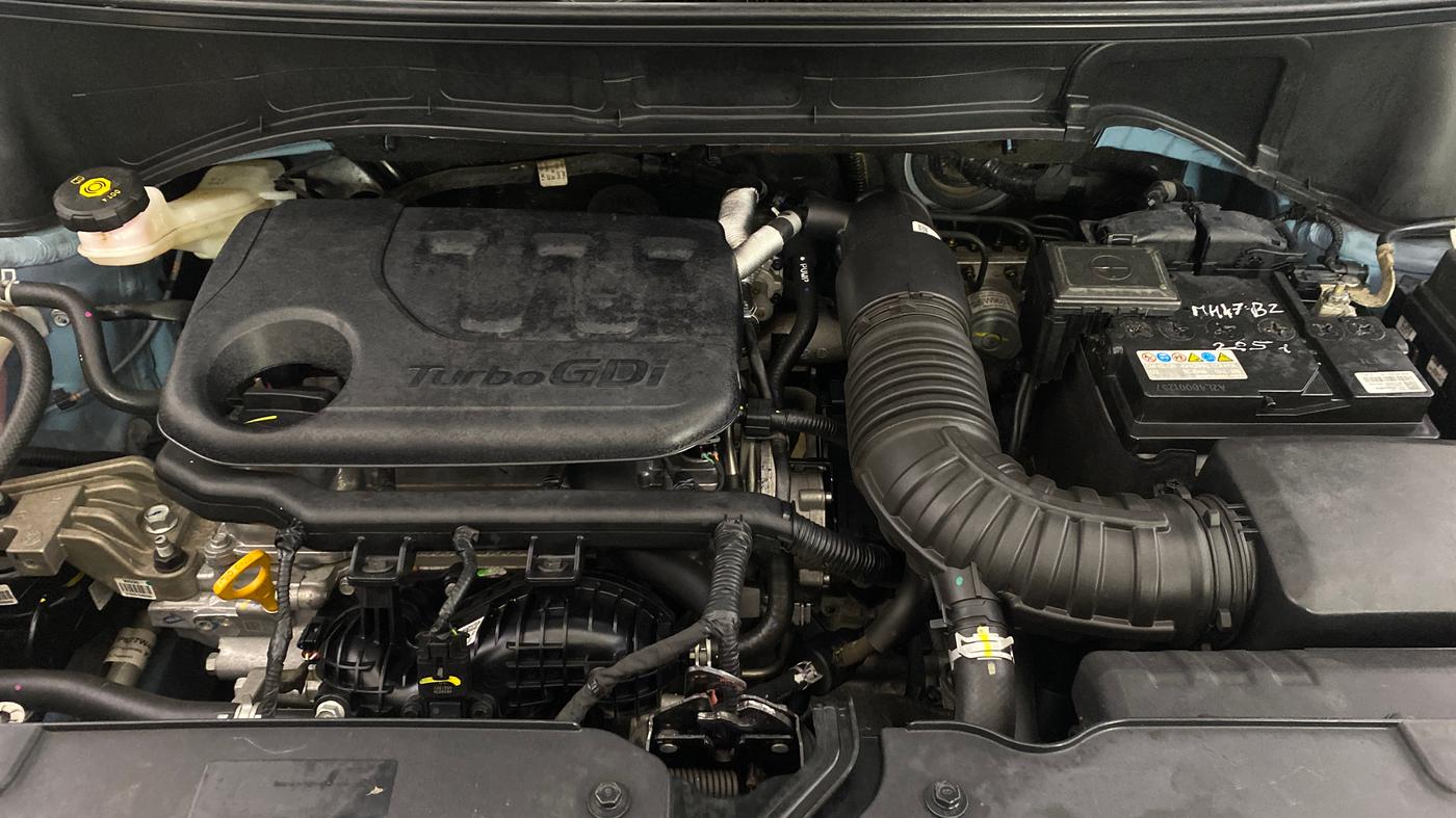 2025 KIA SYROS HTX Plus (O) 1.0 Turbo 7DCT, Petrol, Automatic, 5,992 km, Engine View