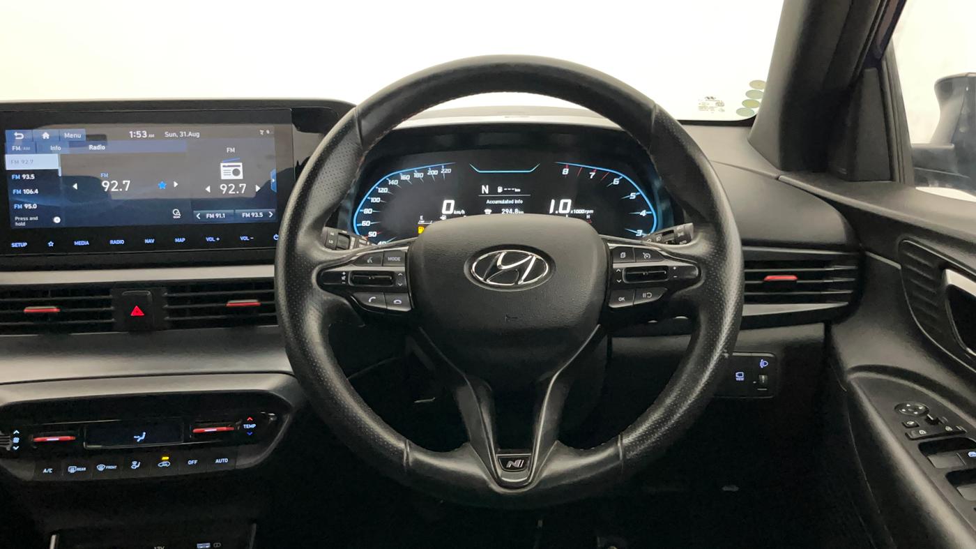 2022 Hyundai NEW I20 N LINE N8 1.0 TURBO GDI IMT, Petrol, Manual, 37,416 km, Steering Wheel Close Up