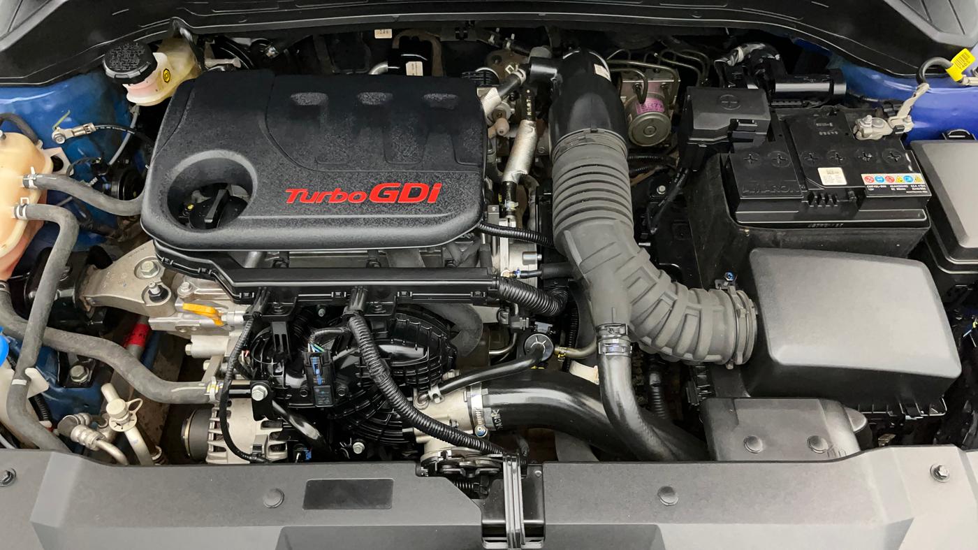 2022 Hyundai NEW I20 N LINE N8 1.0 TURBO GDI IMT, Petrol, Manual, 37,416 km, Engine View