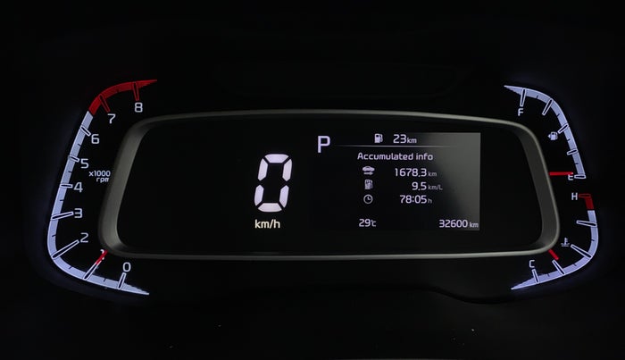 2023 KIA SONET 	 HTX 1.0 TURBO DCT, Petrol, Automatic, 32,597 km, Odometer Image