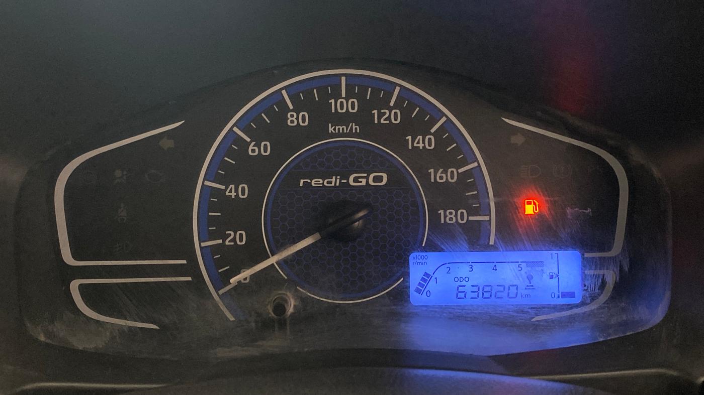 2020 Datsun Redi Go T (O), Petrol, Manual, 63,791 km, Odometer Image
