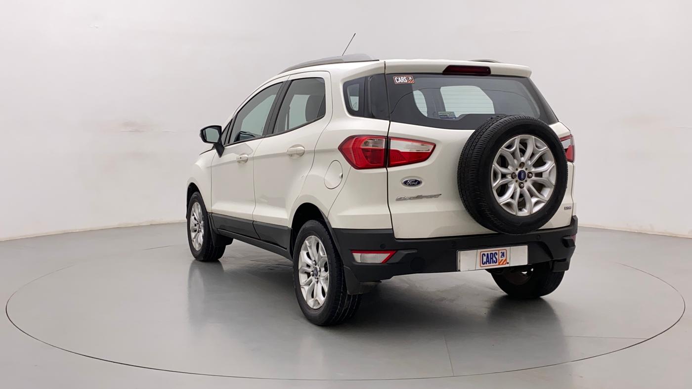 2016 Ford Ecosport TITANIUM+ 1.5L DIESEL, Diesel, Manual, 1,19,063 km, Left Back Diagonal