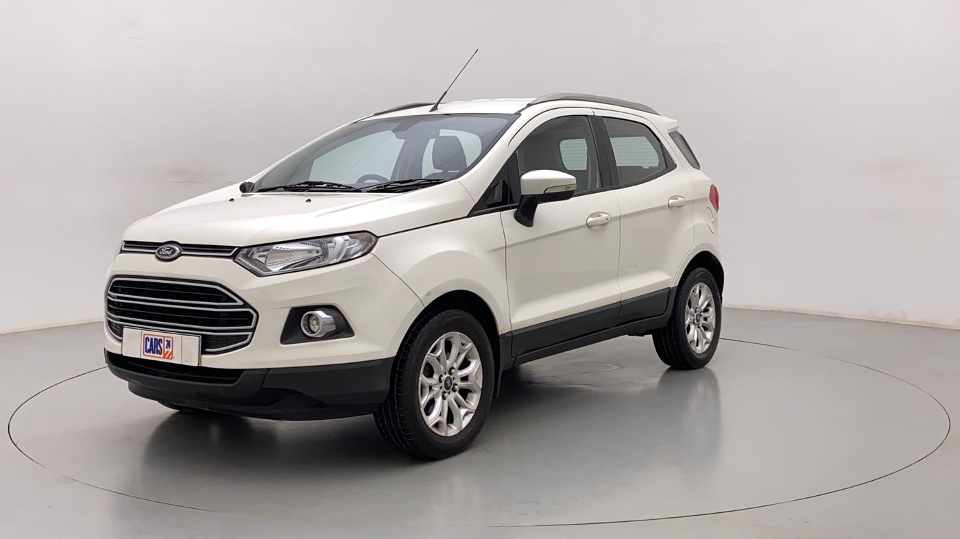 2016 Ford Ecosport TITANIUM+ 1.5L DIESEL, Diesel, Manual, 1,19,063 km, Left Front Diagonal