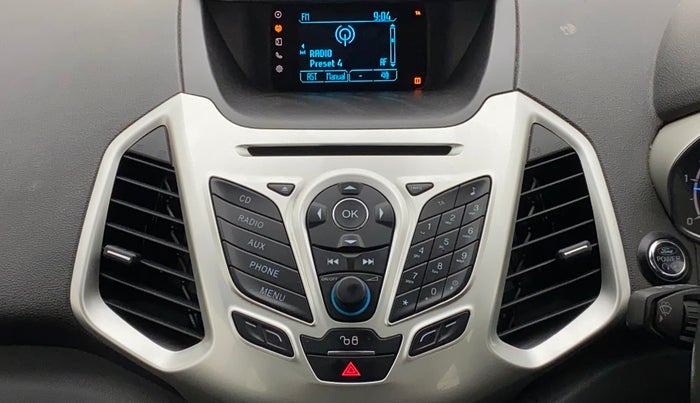 2016 Ford Ecosport TITANIUM+ 1.5L DIESEL, Diesel, Manual, 1,19,063 km, Infotainment System