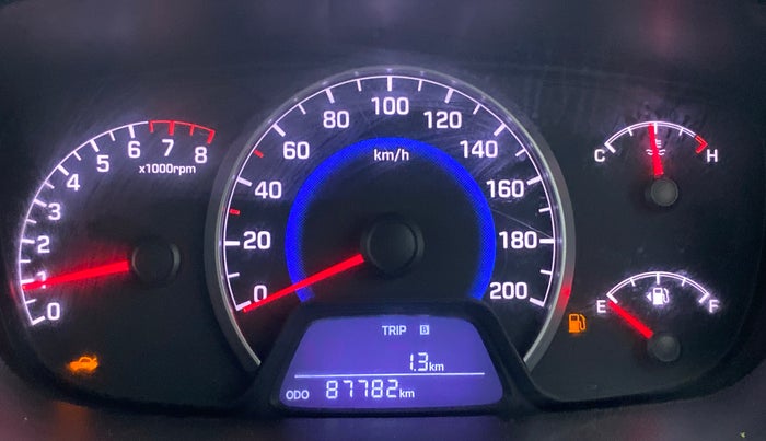 2013 Hyundai Grand i10 SPORTZ 1.2 KAPPA VTVT, Petrol, Manual, 87,782 km, Odometer Image