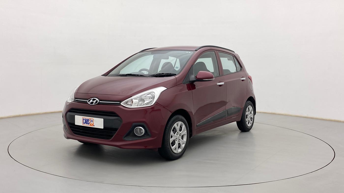 2013 Hyundai Grand i10 SPORTZ 1.2 KAPPA VTVT, Petrol, Manual, 87,782 km, Left Front Diagonal