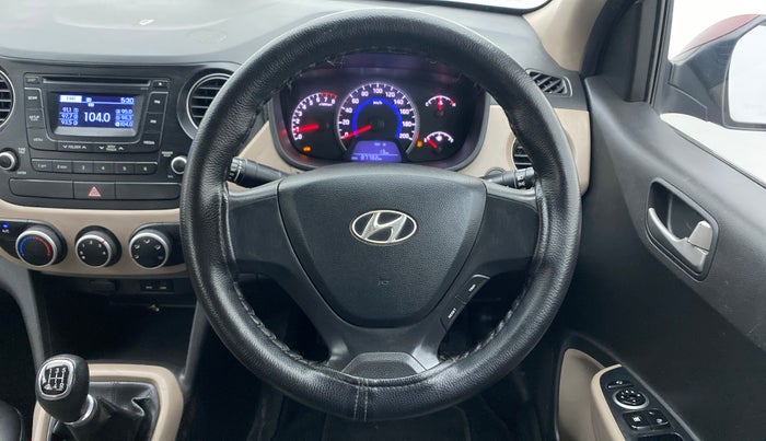 2013 Hyundai Grand i10 SPORTZ 1.2 KAPPA VTVT, Petrol, Manual, 87,782 km, Steering Wheel Close Up