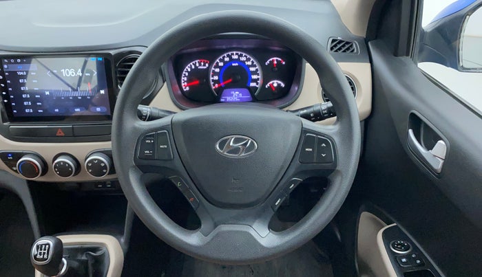 2018 Hyundai Grand i10 SPORTZ 1.2 KAPPA VTVT, Petrol, Manual, 35,225 km, Steering Wheel Close Up