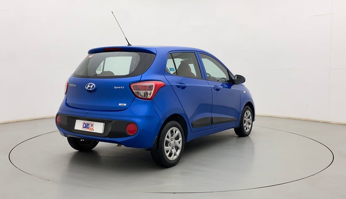 2018 Hyundai Grand i10 SPORTZ 1.2 KAPPA VTVT, Petrol, Manual, 35,225 km, Right Back Diagonal