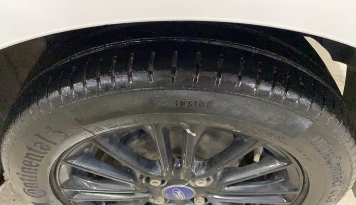 2019 Ford New Figo TITANIUM BLU 1.5 DIESEL, Diesel, Manual, 64,987 km, Left Rear Tyre Tread