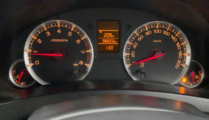 2014 Maruti Swift Dzire VXI, Petrol, Manual, 98,603 km, Odometer Image