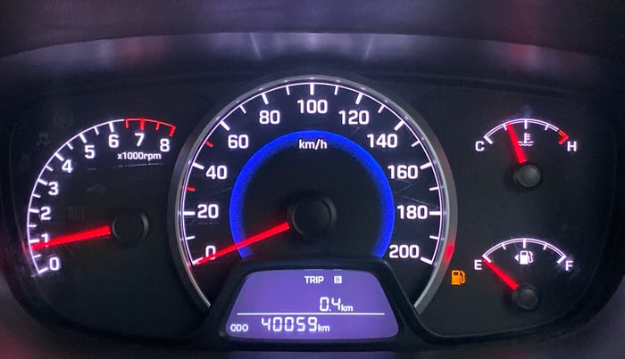 2013 Hyundai Grand i10 SPORTZ 1.2 KAPPA VTVT, Petrol, Manual, 40,200 km, Odometer Image