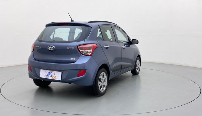 2013 Hyundai Grand i10 SPORTZ 1.2 KAPPA VTVT, Petrol, Manual, 40,200 km, Right Back Diagonal
