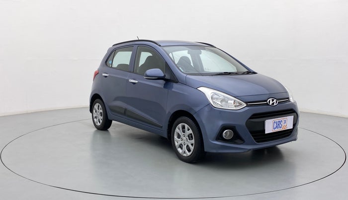 2013 Hyundai Grand i10 SPORTZ 1.2 KAPPA VTVT, Petrol, Manual, 40,200 km, Right Front Diagonal