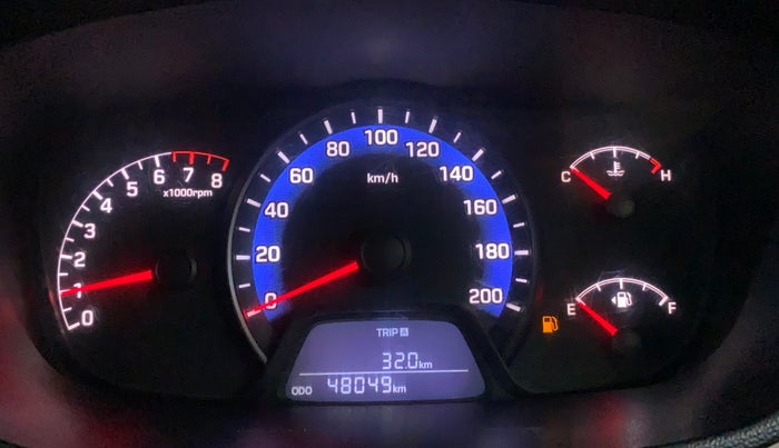 2014 Hyundai Xcent SX 1.2, Petrol, Manual, 48,042 km, Odometer Image