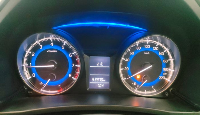 2018 Maruti Baleno DELTA PETROL 1.2, Petrol, Manual, 53,369 km, Odometer Image