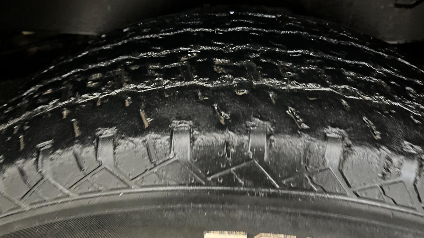 2021 Mahindra Thar LX D AT 4WD HT, Diesel, Automatic, 60,731 km, Right Rear Tyre Tread