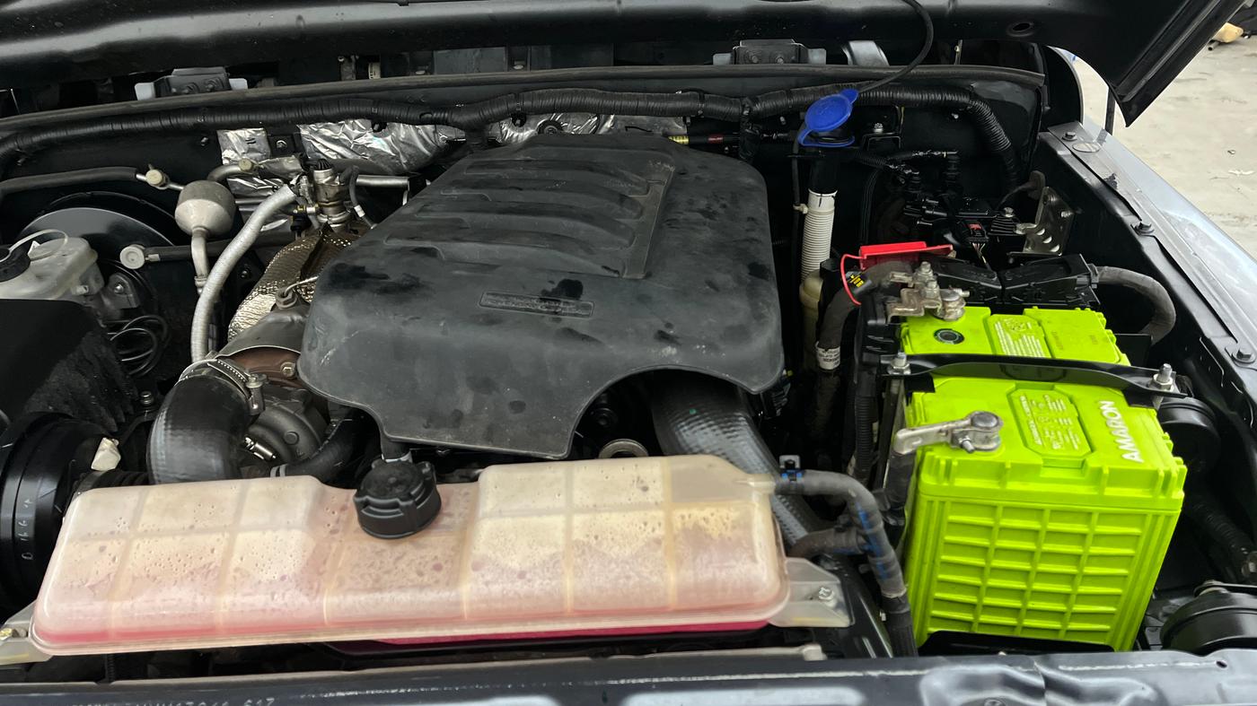 2021 Mahindra Thar LX D AT 4WD HT, Diesel, Automatic, 60,731 km, Engine View - Left