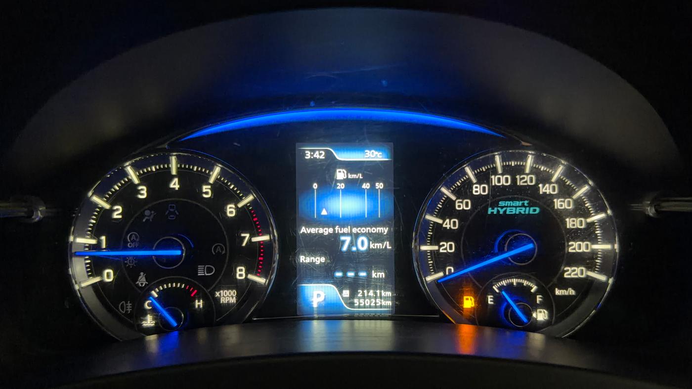 2022 Maruti Ciaz DELTA AT 1.5 SHVS PETROL, Petrol, Automatic, 55,011 km, Odometer Image