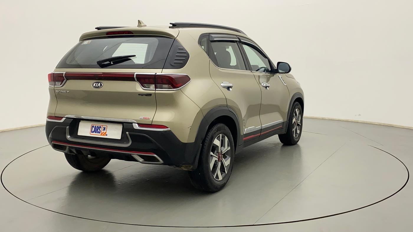 2020 KIA SONET GTX PLUS 1.0 DCT, Petrol, Automatic, 30,728 km, Right Back Diagonal