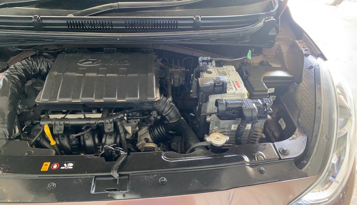 2020 Hyundai AURA SX PLUS 1.2 AMT, Petrol, Automatic, 19,219 km, Engine View - Left