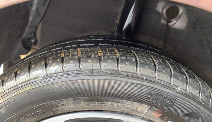 2020 Hyundai AURA SX PLUS 1.2 AMT, Petrol, Automatic, 19,219 km, Right Rear Tyre Tread