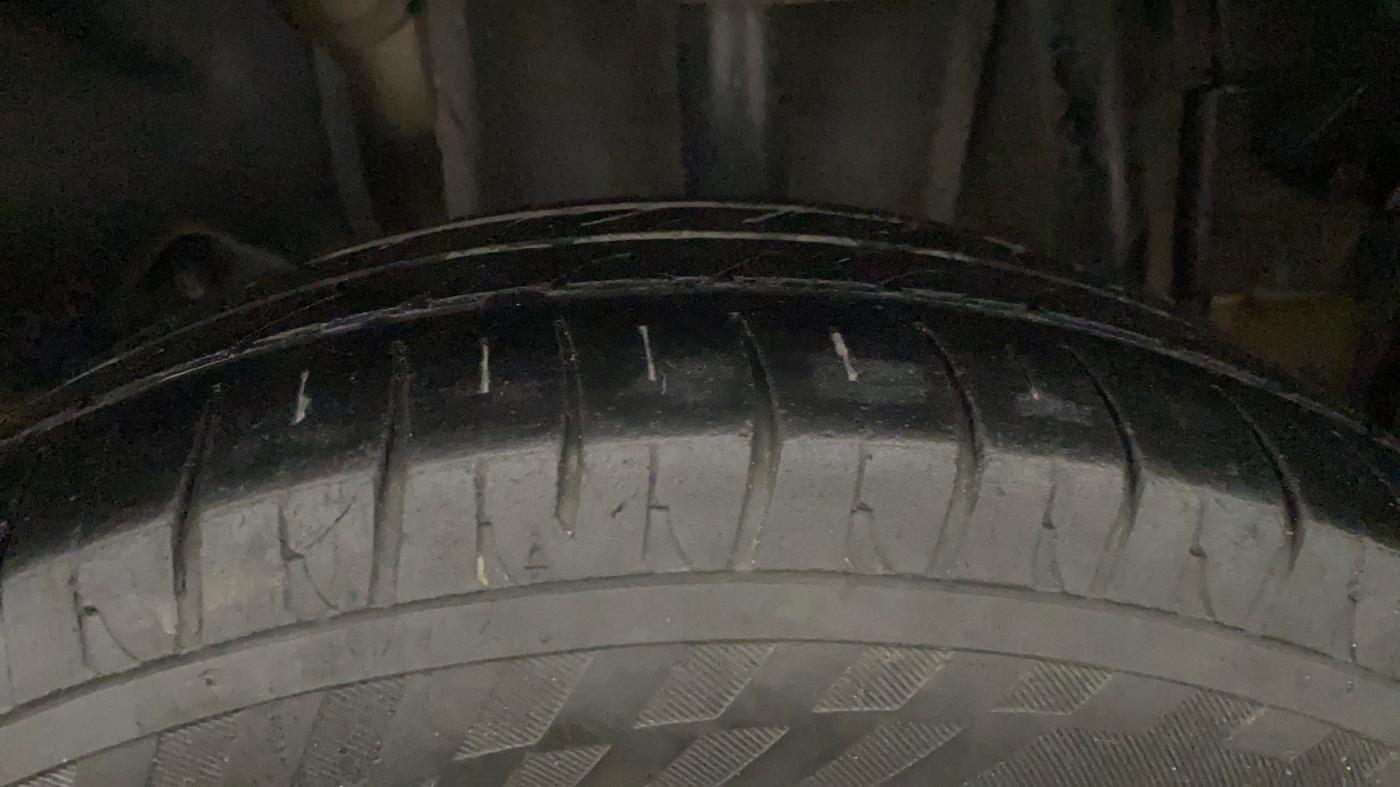 2019 Tata Tiago XZ DIESEL, Diesel, Manual, 1,16,238 km, Left Rear Tyre Tread