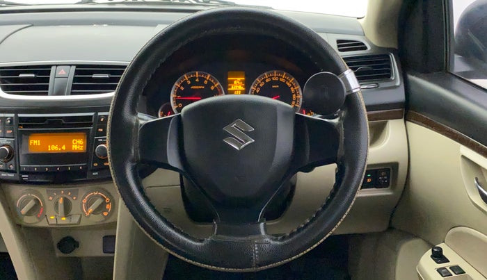 2015 Maruti Swift Dzire VXI, Petrol, Manual, 63,947 km, Steering Wheel Close Up