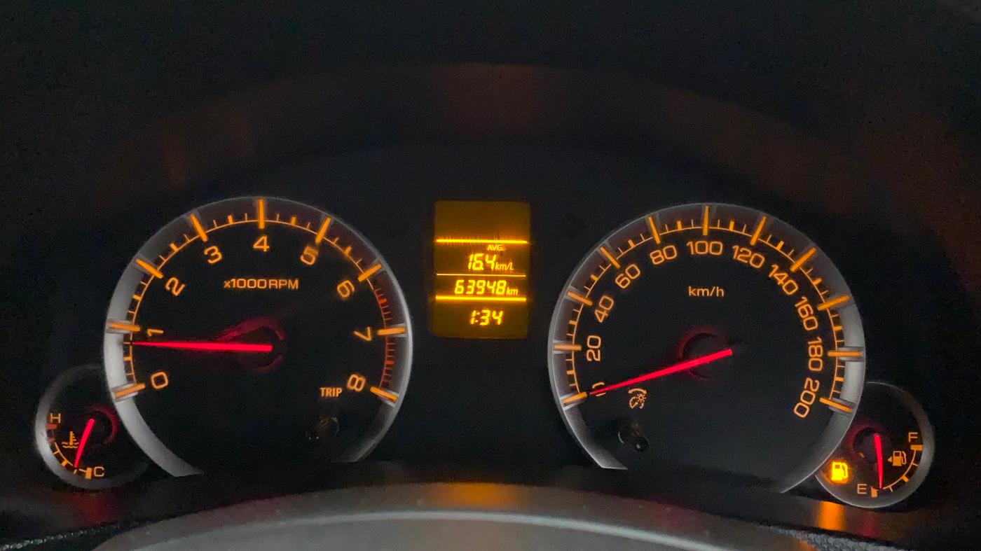 2015 Maruti Swift Dzire VXI, Petrol, Manual, 63,947 km, Odometer Image