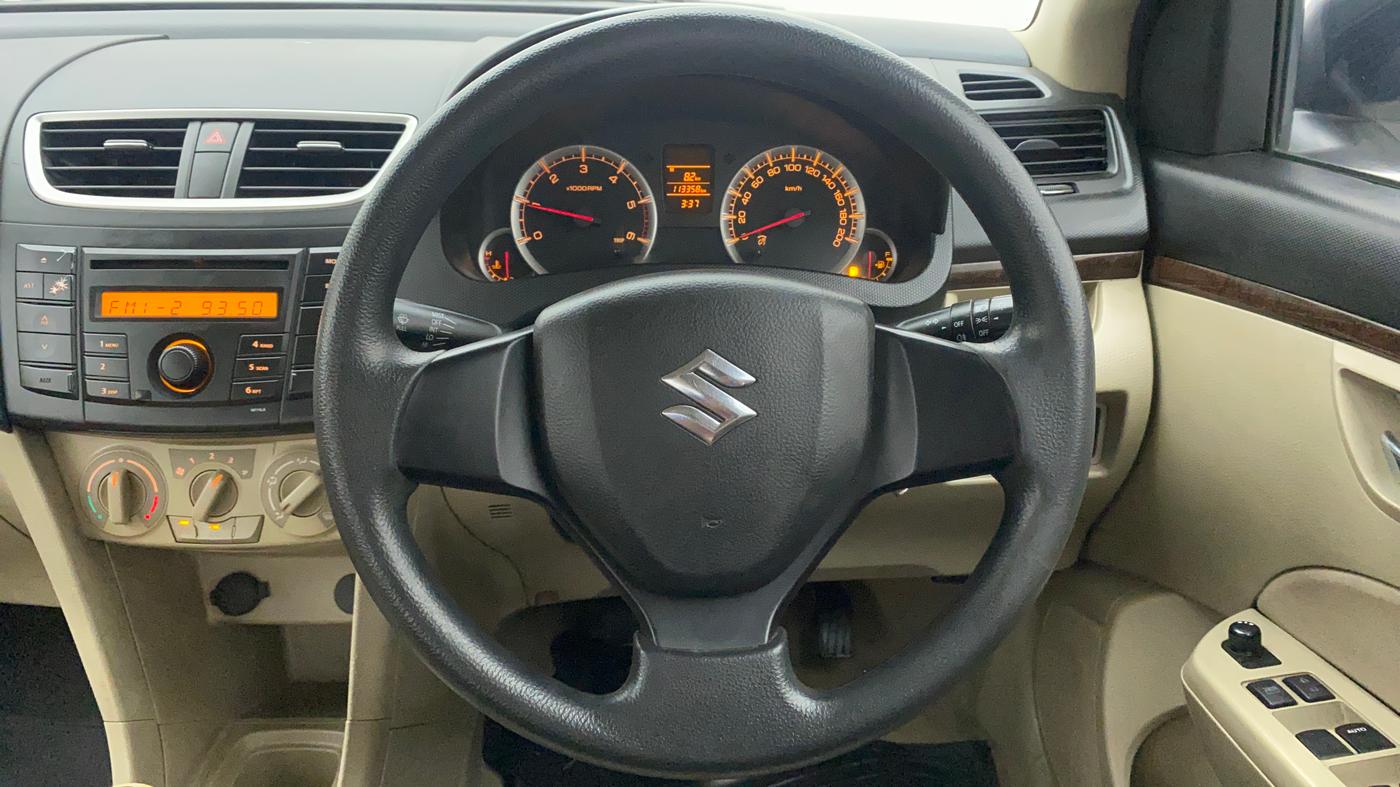 2014 Maruti Swift Dzire VDI, Diesel, Manual, 1,13,447 km, Steering Wheel Close Up