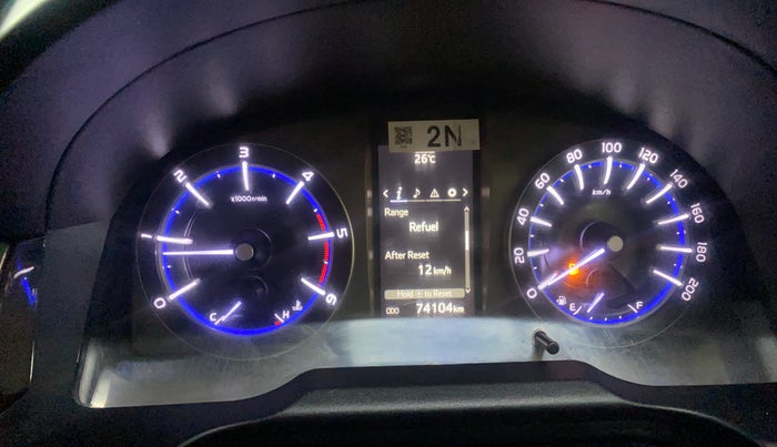 2021 Toyota Innova Crysta 2.4 VX 8 STR, Diesel, Manual, 74,098 km, Odometer Image